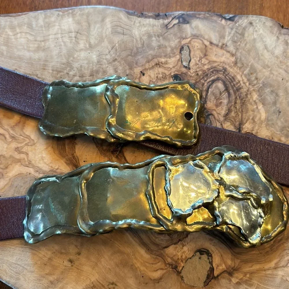 1980 Bonnie Boynton Signed Belt and Buckle